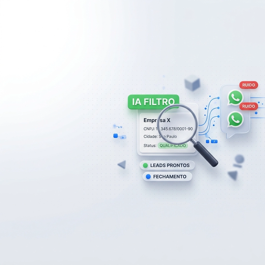 Pare de Perder Tempo no WhatsApp: Como a IA Filtra o “Ruído” e Entrega Leads Prontos para Fechar