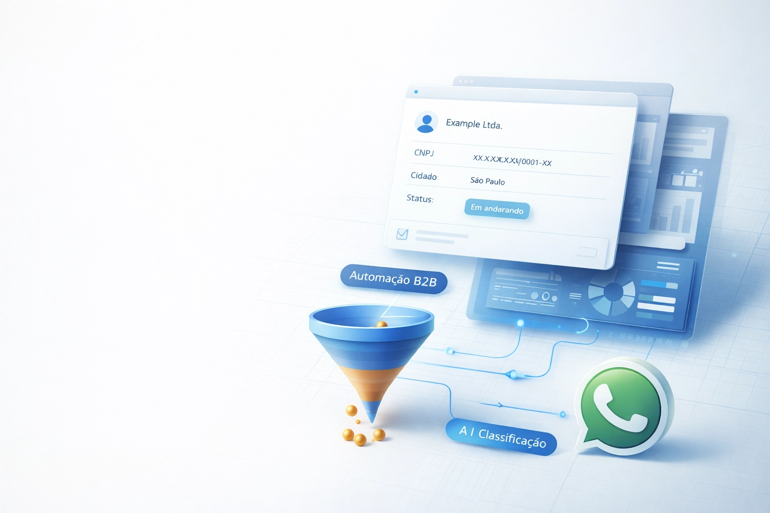 Como conseguir clientes B2B em escala usando automação e dados das Juntas Comerciais