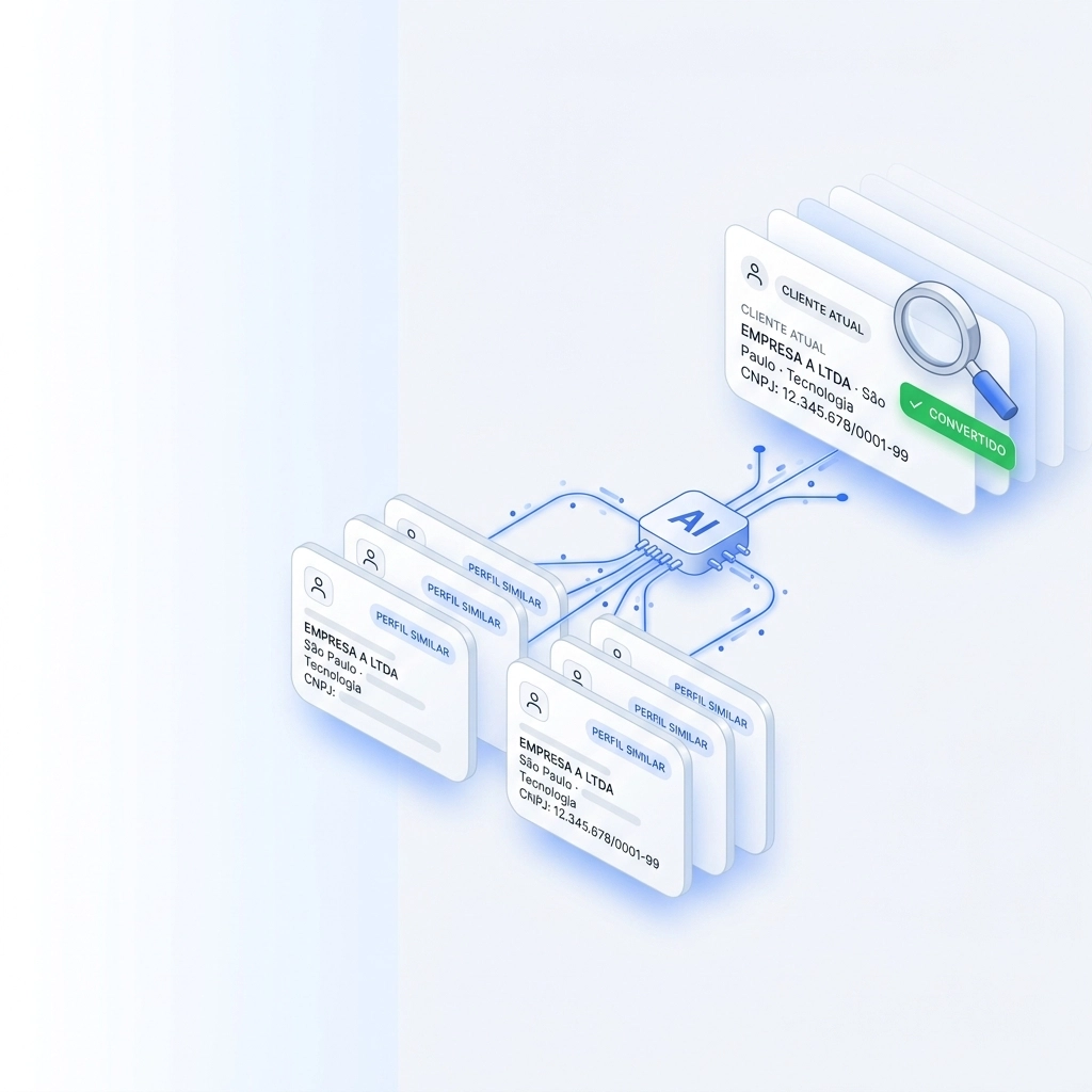 Como encontrar “clones” dos seus melhores clientes B2B usando IA e apenas um CNPJ
