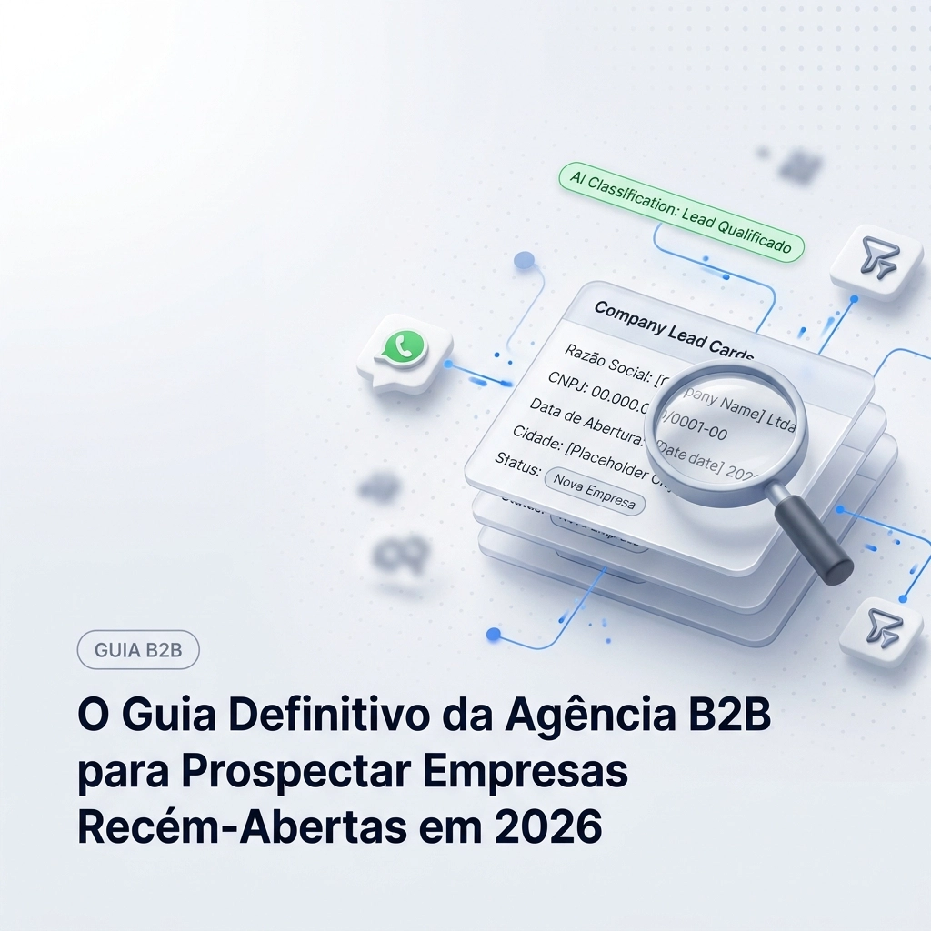 O Guia Definitivo da Agência B2B para Prospectar Empresas Recém-Abertas em 2026