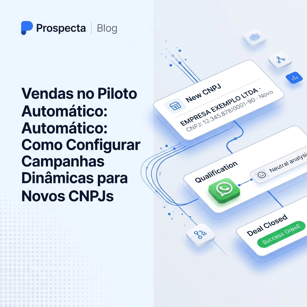 Vendas no Piloto Automático: Como Configurar Campanhas Dinâmicas para Novos CNPJs